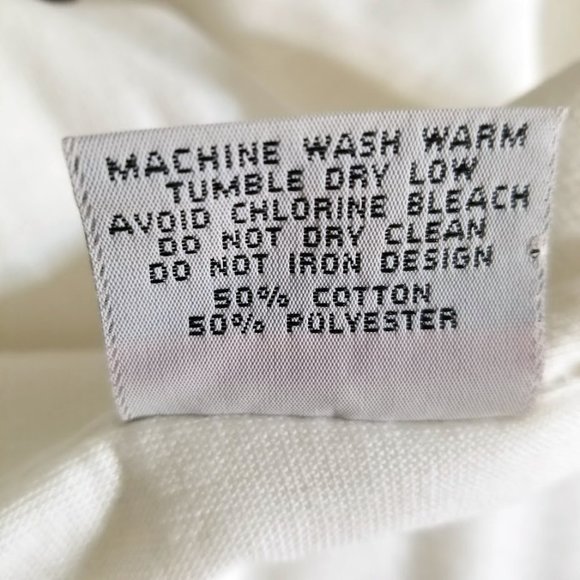 Vintage General Electric GE Superabrasives Shirt XL NOS 80s Employee Polo Tee - Picture 7 of 7